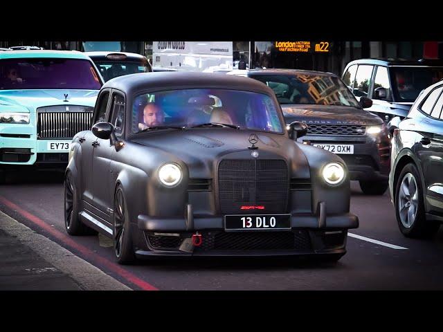 Mercedes Ponton with a C63 AMG Engine! LOUD Accelerations in London!