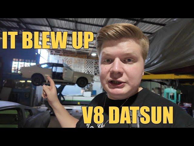 V8 First Start Datsun Stanza GONE WRONG