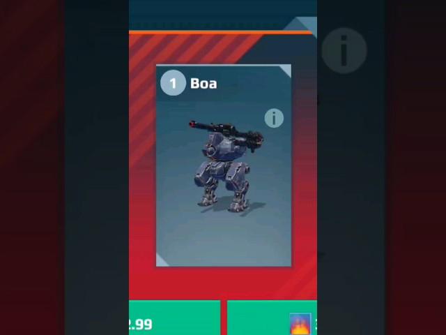 Boa IN THE OFFERS! | WR - War Robots