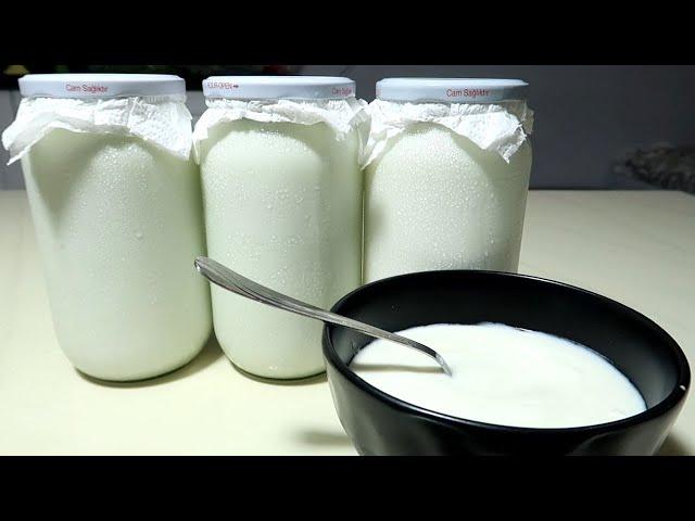 Learn how to make YOGURT at home. Our Turkish neighbor is cooking.