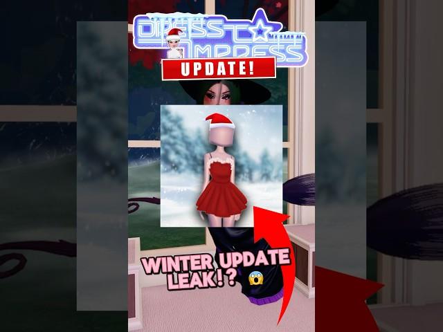 *NEW* WINTER Update LEAK?! Dress To Impress Update CONFIRMED! #dti #dresstoimpress