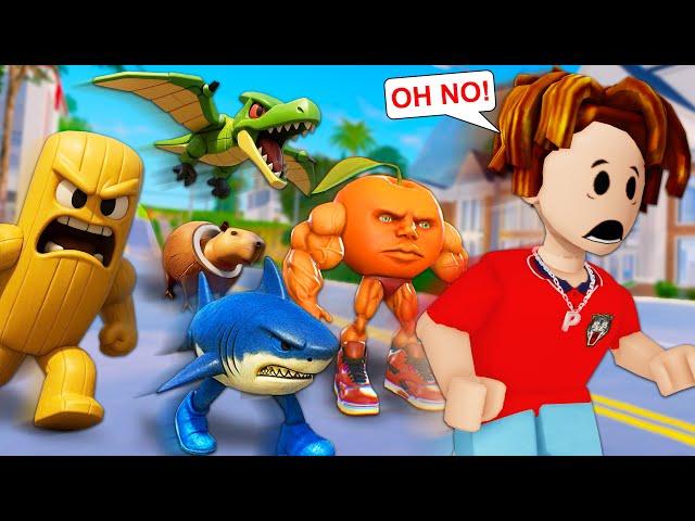My Neighbor is TUNG TUNG TUNG SAHUR | ROBLOX Brookhaven RP | Roblox Idol