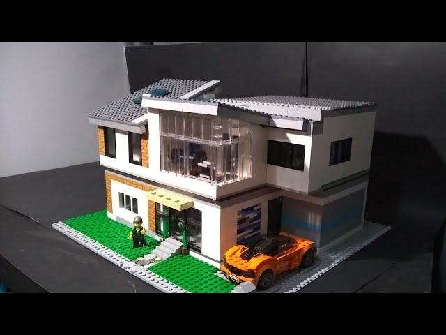 Huge Detailed Modern Lego House Moc