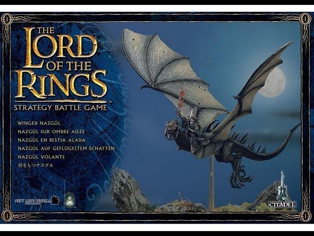 Unboxing of Games workshop Lord of the rings Winged Nazgûl