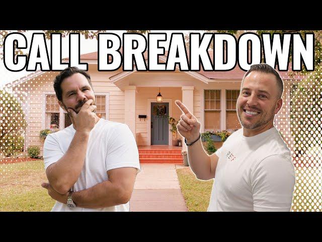 What NOT To Say To A Motivated Seller - LIVE Call Breakdown w/ Cody Hofhine