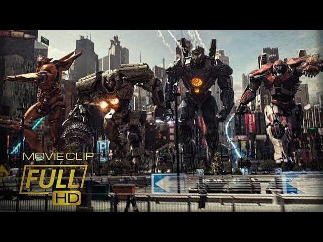 Battle of Tokyo｜Jaeger Fleet vs Four Kaiju｜Pacific Rim Uprising