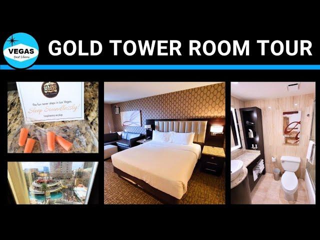 Golden Nugget VEGAS Hotel Room Tour - Gold Tower King