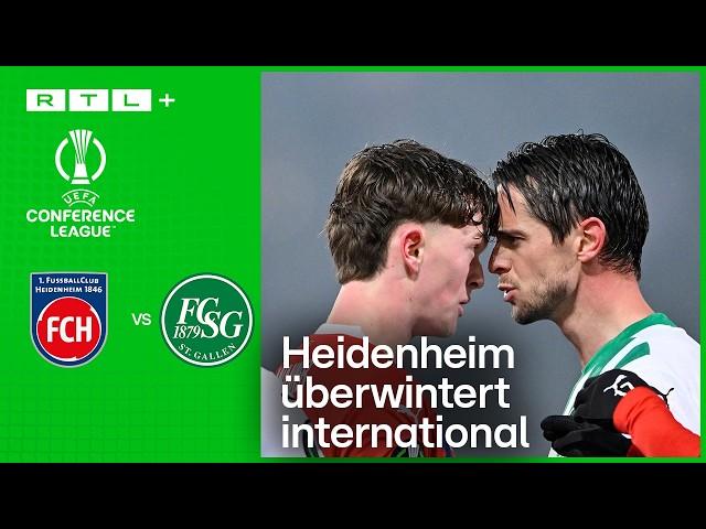 1. FC Heidenheim vs. FC St. Gallen - Highlights | UEFA Conference League | RTL Sport