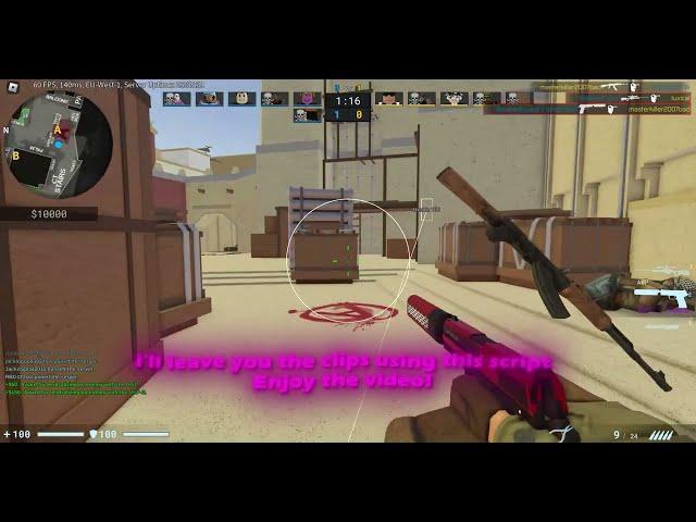 [OP] ROBLOX COUNTER BLOX AIMBOT AND ESP | WORKS ON SOLARA | UNDETECTABLE