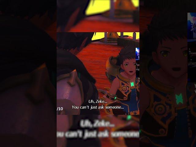 Zeke Asking the Real Questions Xenoblade Chronicles 2