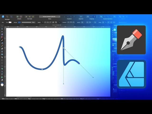 5 Pen Tool Beginner Mistakes in Affinity Designer 2 - What to Avoid to Make Better Vector Curves.