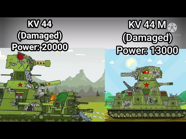 KV 44(Gerand) VS KV 44 M (HomeAnimation) Power levels