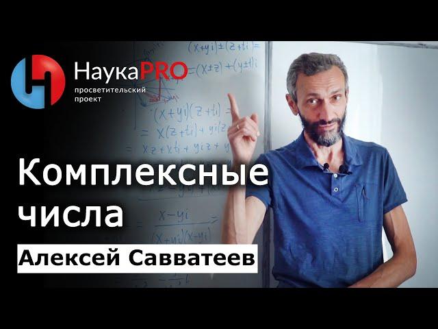 Комплексные числа: коротко и понятно – Алексей Савватеев | Лекции по математике | Научпоп