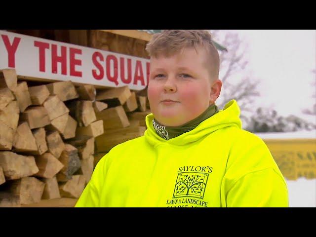 Young man learns lesson after firewood is stolen from business