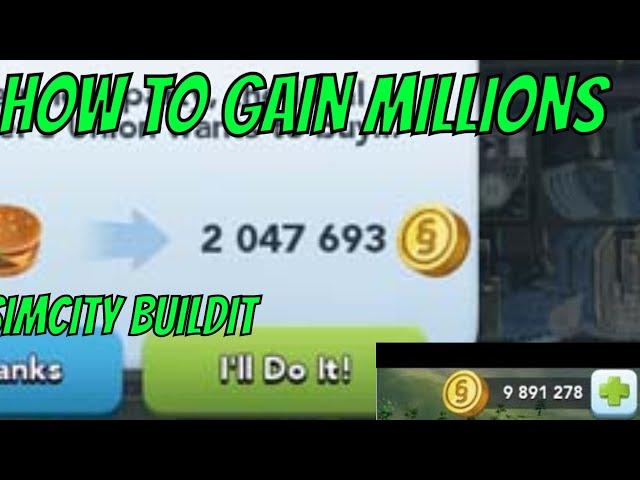 How To Gain MILLIONS Of Simoleons A DAY/ Simcity Buildit Tips & Tricks