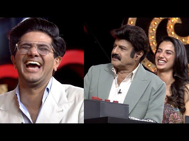 Unstoppable Seasion 4 EP 2 Hilarious Fun Promo | Balakrishna | Dulquer Salmaan | Meenakshi Chaudhary