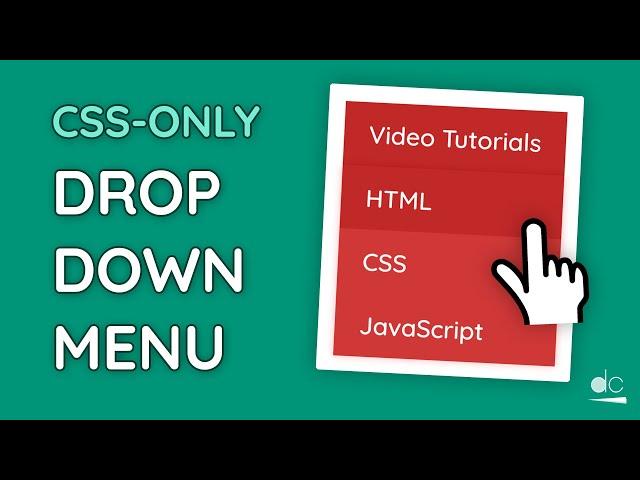 Creating a CSS-Only Drop Down Navigation Menu - CSS Tutorial