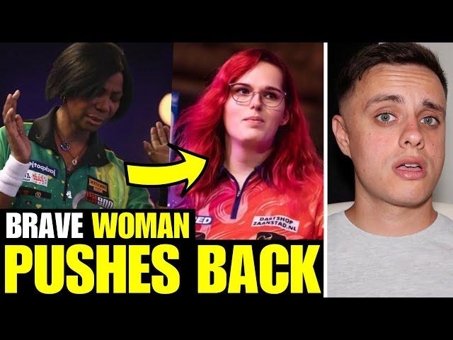 Female Darts Player REFUSES To Compete Against TRANS Player & FORFEITS The Match!