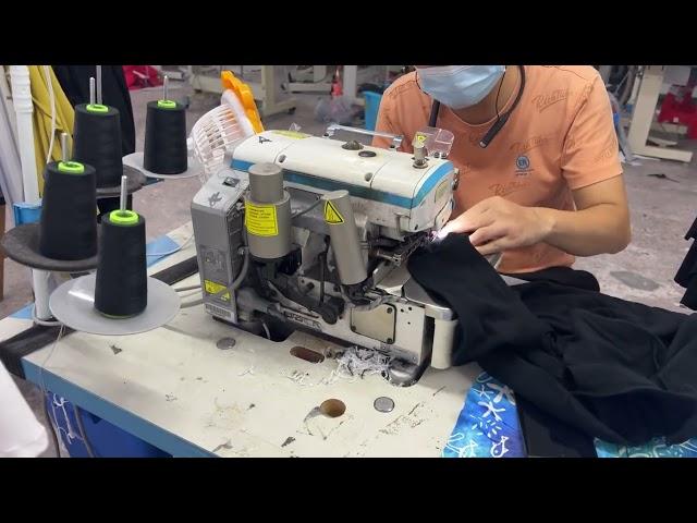 The process of mass producing clothes, Chinese modern factory, amazing efficiency