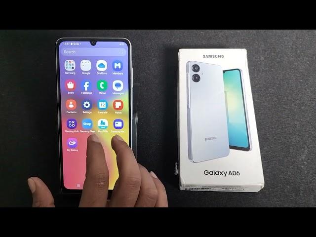 How to Show battery percentage in Samsung Galaxy A06 || samsung me battery  percentage Kaise Dekhe