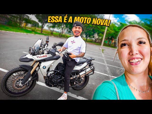 ESSA É A MINHA NOVA MOTO️ BMW F800 (A MAIS RAPIDA QUE EU JA ANDEI)