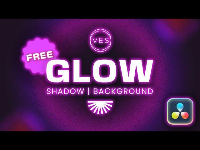 Glow, Shadow & Background Effect for Davinci Resolve