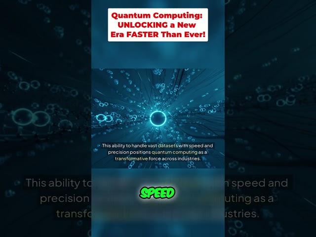 Quantum Computing: UNLOCKING a New Era FASTER Than Ever!