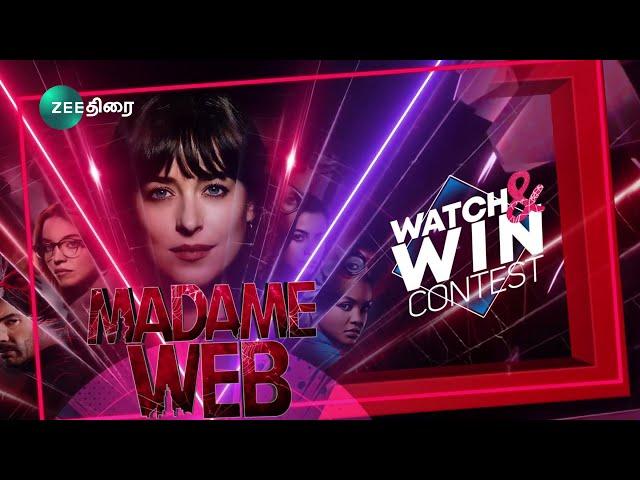 Indian Television Premiere | Madame Web | Watch & Win Contest | October 27 | 9pm | Zee Thirai