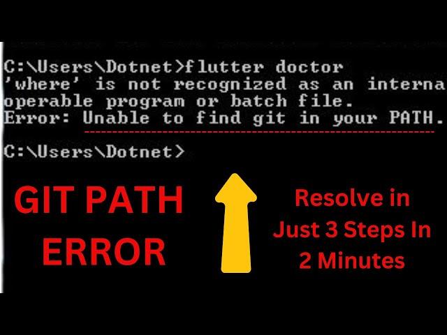 Fix 'Unable to Find Git in Your Path' | Step-by-Step Solution for Beginners