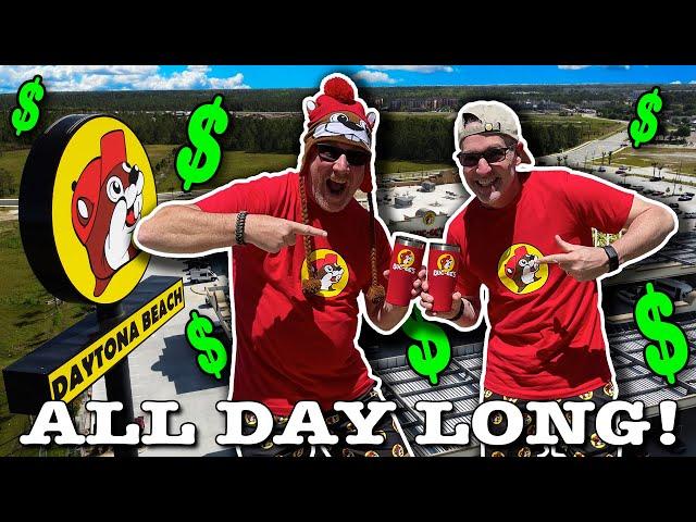 24 HOURS at the World’s LARGEST Gas Station (Buc-ee’s Daytona Beach Florida)