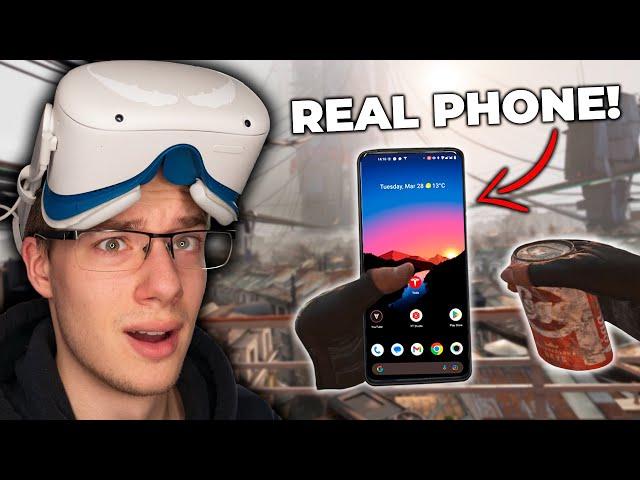 You Can Bring Your Real Phone With You Into VR!