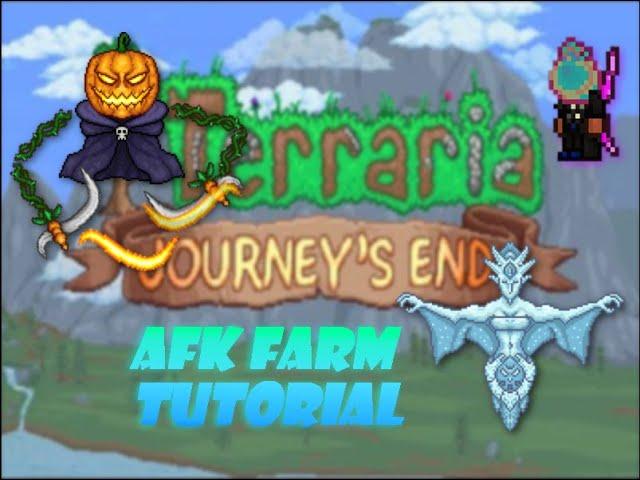 TERRARIA 1.4 AFK PUMPKIN MOON/FROST MOON FARM (MASTER MODE)