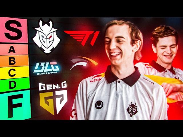 G2 VS T1 WORLDS FINAL?? | Worlds Tier List