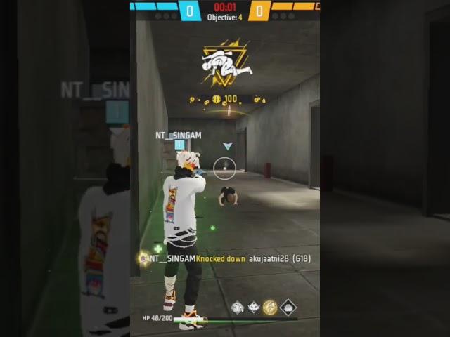 1VS3  TEAM WIPE  CSR pushing #ff#garenafreefire #freefiremax #ntgaming #freefireshorts