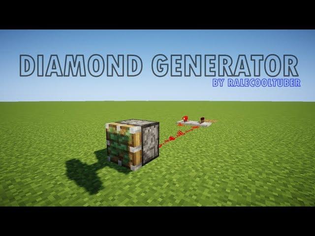 How To Make a Diamond Generator | Minecraft