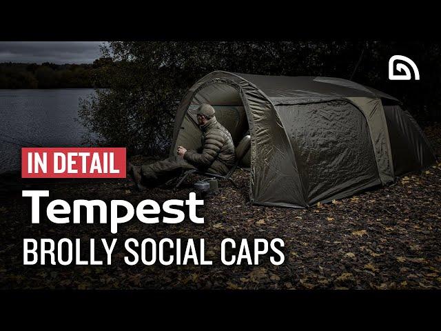 Trakker Products Tempest Brolly Social Caps: In Detail