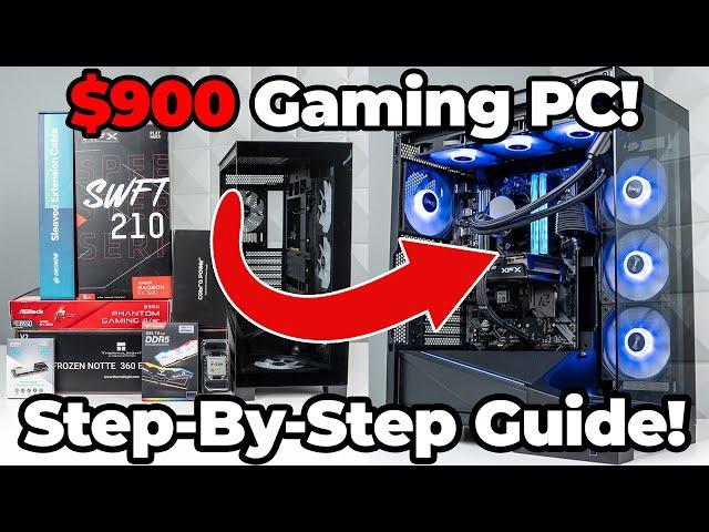 $900 Gaming PC Step-By-Step Build Guide (Ryzen 7 5700X3D and RX 7600)