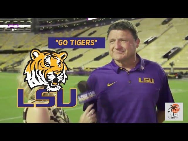 Ed Orgeron Saying "Go Tigers" | Compilation | Geaux Tigers!