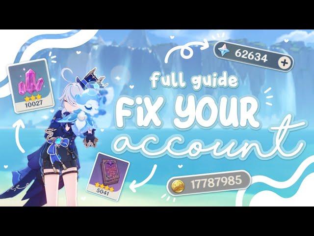 The Ultimate Guide to Maximizing Your Account FAST! | Genshin Impact