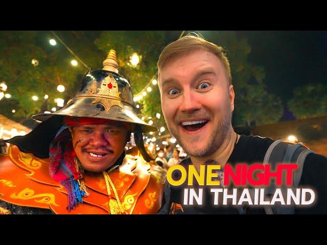 One Night in Thailand! / Loy Krathong in Sukhothai / EPIC Street Food Tour 2024