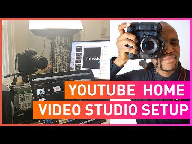 Youtube Home Video Studio Tour + Video Lighting Tips