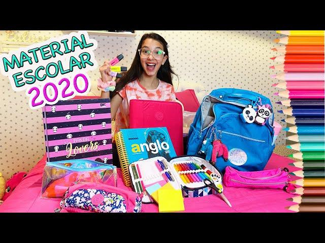 ORGANIZANDO MEU MATERIAL ESCOLAR 2020 !!! VOLTA ÀS AULAS | Luluca