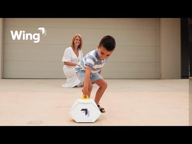 Wing's drone delivery service in action in Australia