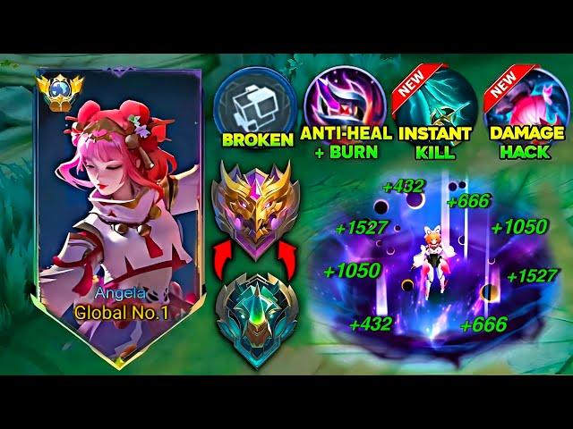 TOP GLOBAL ANGELA BEST BUILD & EMBLEM 2024EZ GUIDE