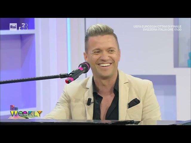 MATTHEW LEE ospite a UNOMATTINA parte1