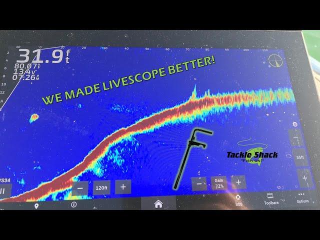 Tackle Shack Livescope Pole Mount!