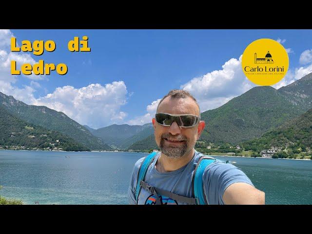 Hiking around the lake of Ledro