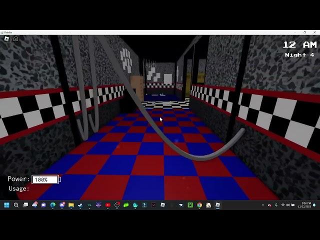 Playing FNaF 1 in Roblox with Krista Episode 2