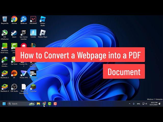 How to Convert a Webpage into a PDF Document (2024)