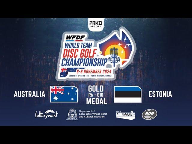 World Team Disc Golf Championships 2024 • AUS V EST • Gold Medal Match • Round 6 Game 10